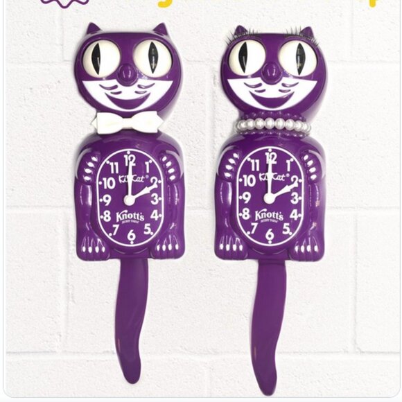 Knott’s Berry Farm Boysenberry Lady Kit-Cat Klock - Picture 8 of 8